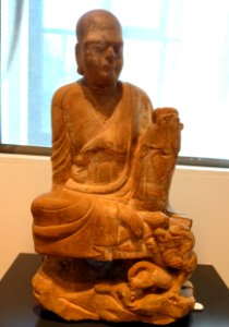 Six luohans, figure 4, China, Shanxi Province, Song dynasty, 11th-13th century, sandstone - Royal Ontario Museum - DSC04112