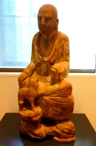 Six luohans, figure 3, China, Shanxi Province, Song dynasty, 11th-13th century, sandstone - Royal Ontario Museum - DSC04110
