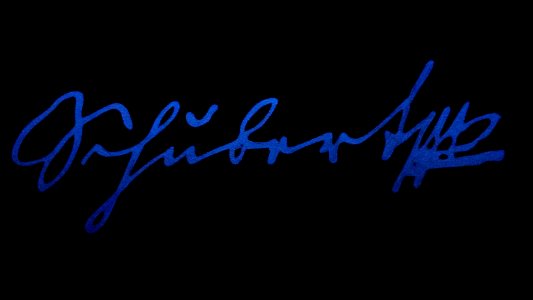 Signature of Franz Schubert