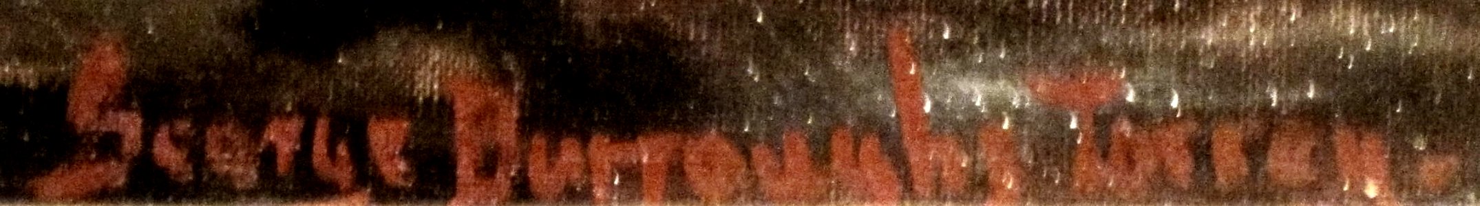 Signature of George Burroughs Torrey, c. 1935