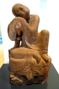 Six luohans, figure 1, China, Shanxi Province, Song dynasty, 11th-13th century, sandstone - Royal Ontario Museum - DSC04107