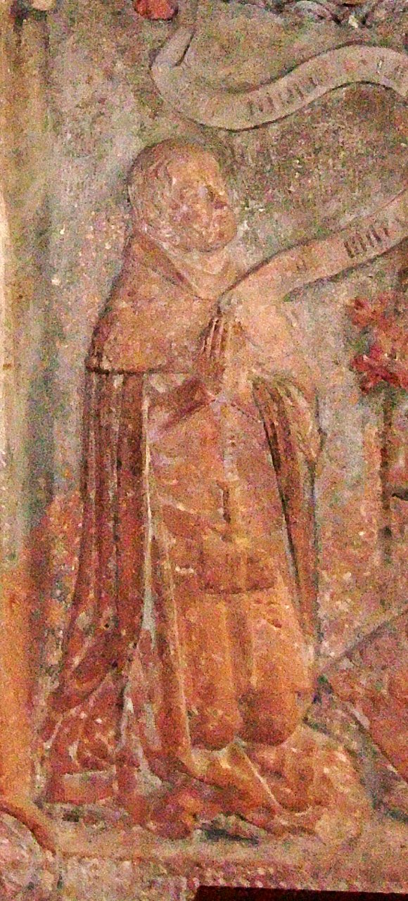 Siegfried zum Paradies, Detail Grabplatte Frankfurt St. Nikolai1