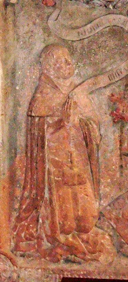 Siegfried zum Paradies, Detail Grabplatte Frankfurt St. Nikolai1