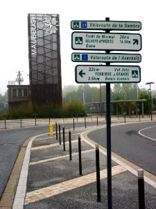 Signalisation véloroutes à Maubeuge (4)