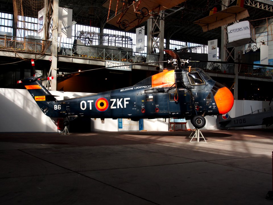 Sikorsky H-34, OT-ZKF at the Royal Military Museum Brussels , pic1