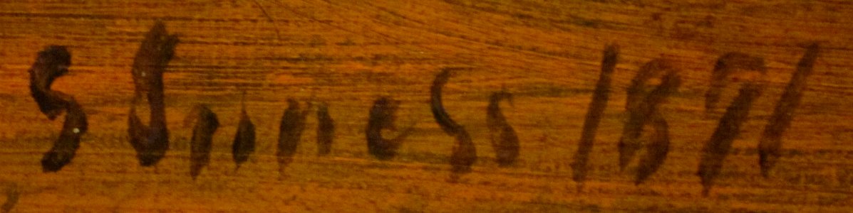 Signature of George Inness from 1891