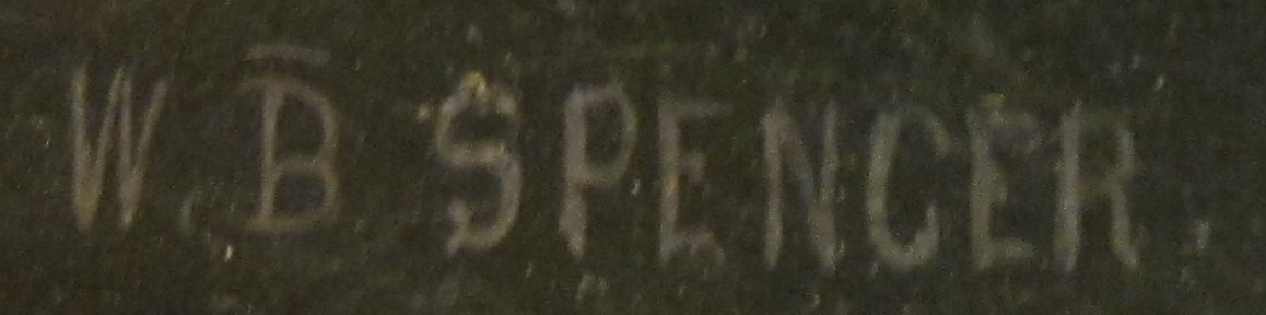 Signature of British painter William Ball Spencer, c. 1850-1880