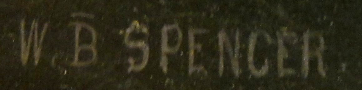 Signature of British painter William Ball Spencer, c. 1850-1880
