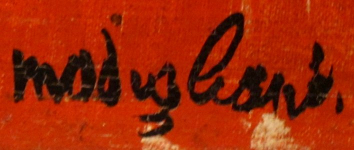 Signature of Amedeo Modigliani, 1916