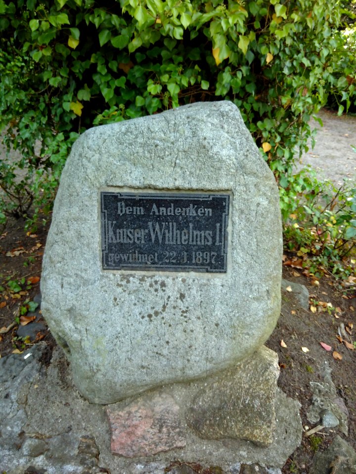 Sieseby Gedenkstein Kaiser Wilhelm I