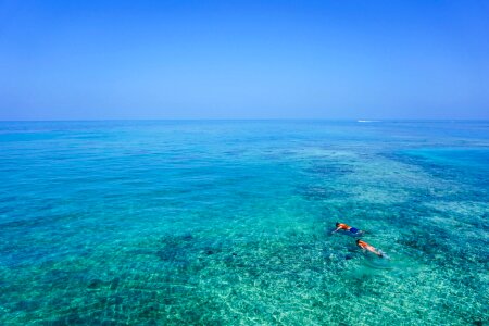 Water blue tropical
