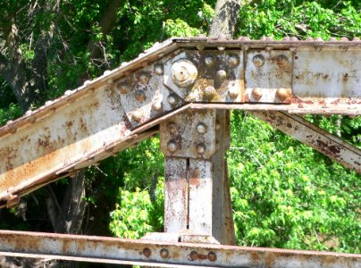 Sicily Creek Sage Rd bridge N truss detail 2