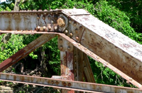 Sicily Creek Sage Rd bridge N truss detail 3