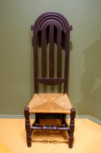 Side chair, maker unknown, coastal New Hampshire or northeastern Massachusetts, c. 1730, maple - Currier Museum of Art - Manchester, NH - DSC07616