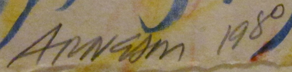 Signature of American artist Robert Carston Arneson (1930 - 1992)