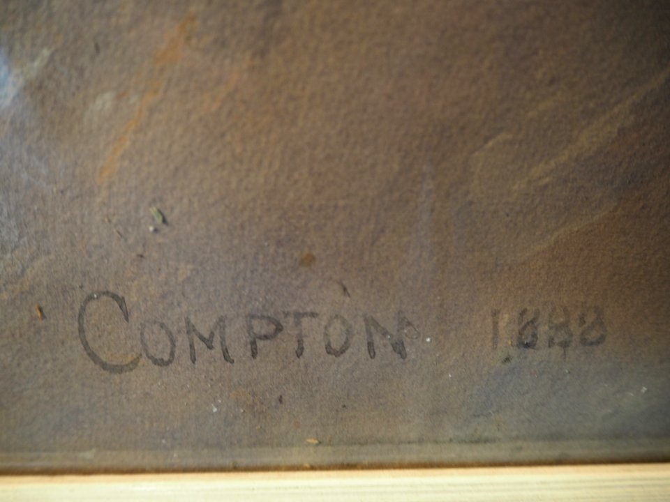 Signatur Compton 1888 (MMM Corones)
