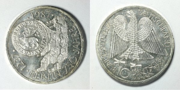 Silbermünze 750 Jahre Berlin M007c