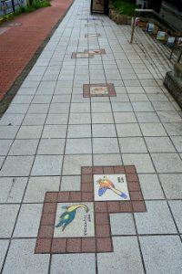 Sidewalk to Omori Kaizuka Shell Mounds - Omori, Tokyo, Japan -DSC05604