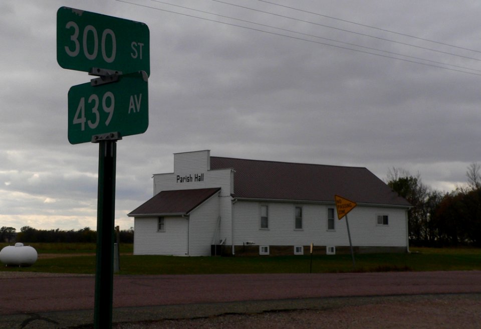 Sigel Church (Yankton Co SD) parish hall locn 1