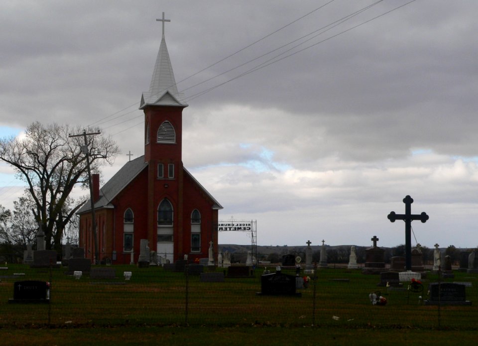 Sigel Church (Yankton Co SD) from ESE 1
