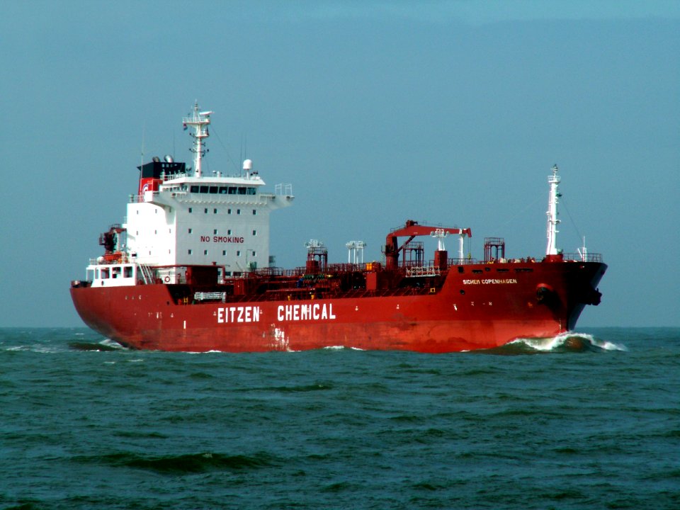 Sichem Copenhagen p1 approaching Port of Rotterdam, Holland 29-Mar-2006