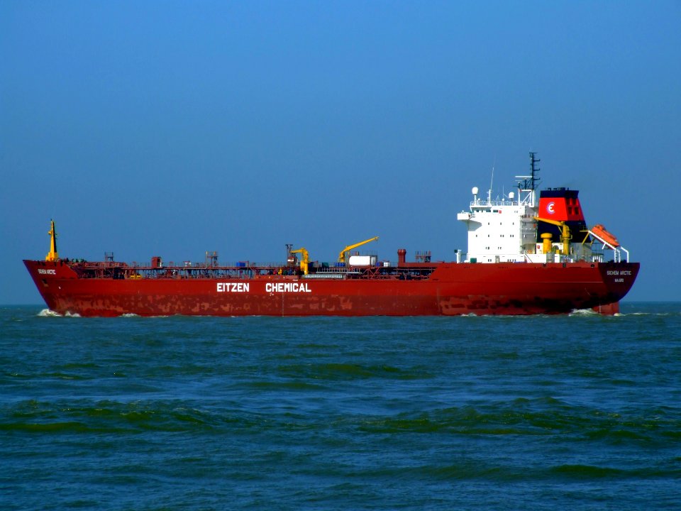 Sichem Arctic pA leaving Port of Rotterdam, Holland 08-Mar-2007
