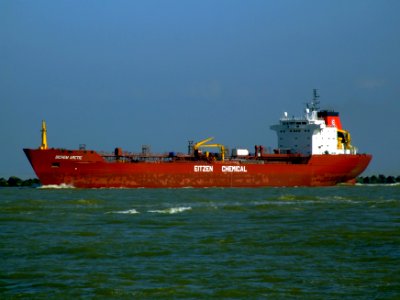 Sichem Arctic p5 leaving Port of Rotterdam, Holland 08-Mar-2007