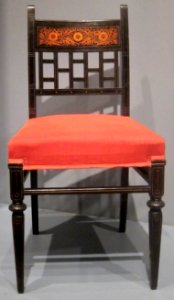 Side chair, Herter Brothers, 1880, Cleveland Museum of Art photo