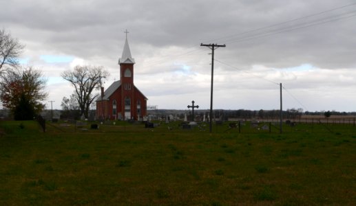Sigel Church (Yankton Co SD) from ESE 2 long