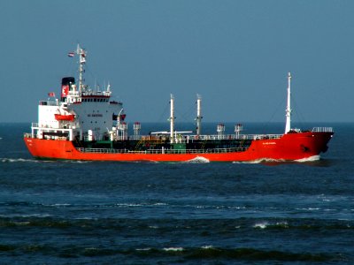 Sichen Formol approaching Port of Rotterdam, Holland 24-Feb-2006