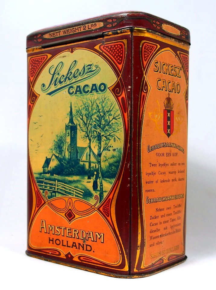 Sickesz Cacao 1 Kg blik, Amsterdam, foto 2