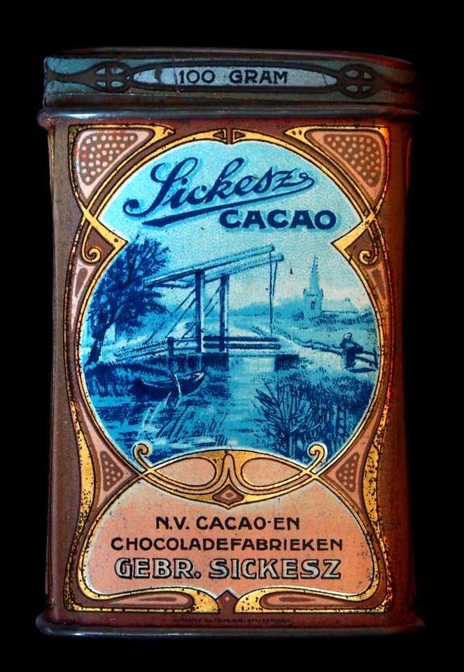Sickesz Cacao, 100 gr blikje, foto 2