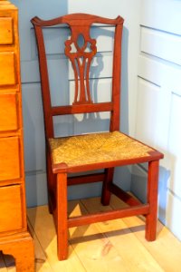 Side chair, Bennington VT, 1775-1795, maple and ash - Bennington Museum - Bennington, VT - DSC08922