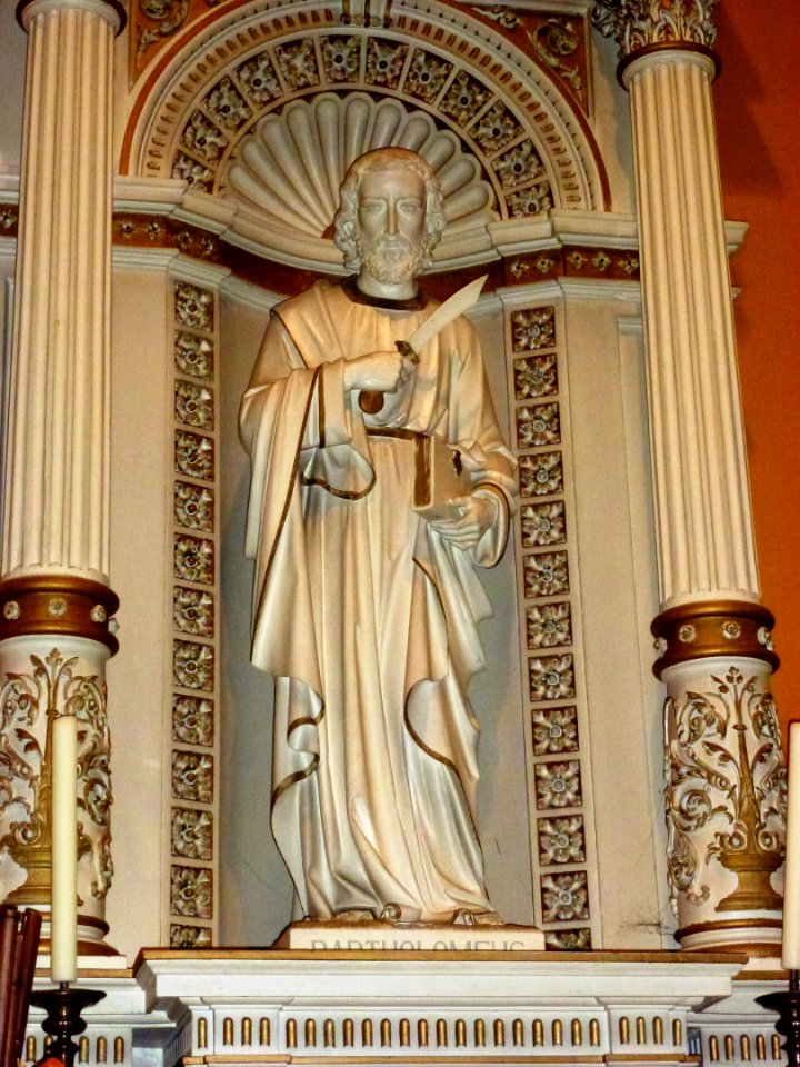 Sint Bartholomeüs, Beek (Ubbergen) beeld St.Bartolomeüs, zijaltaar rechts