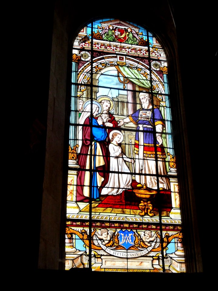 Sillé-le-Guillaume (Sarthe) église, vitrail 03