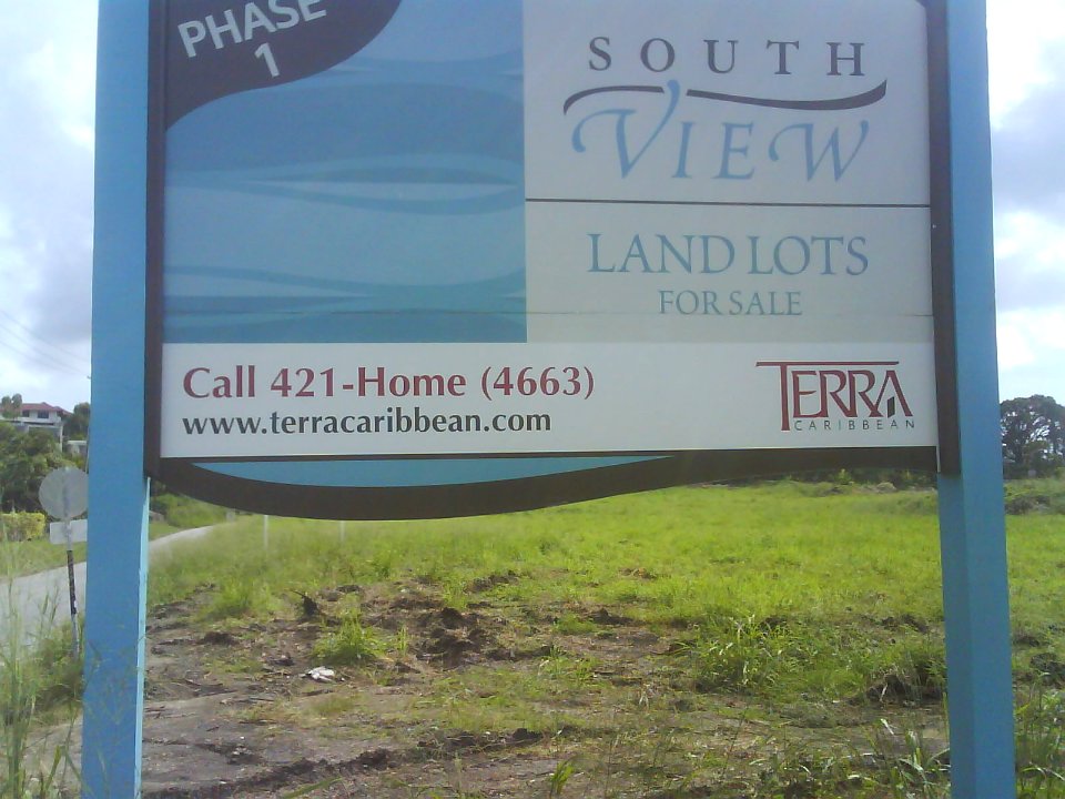 Sign for South View Development, Christ Church, Barbados-002