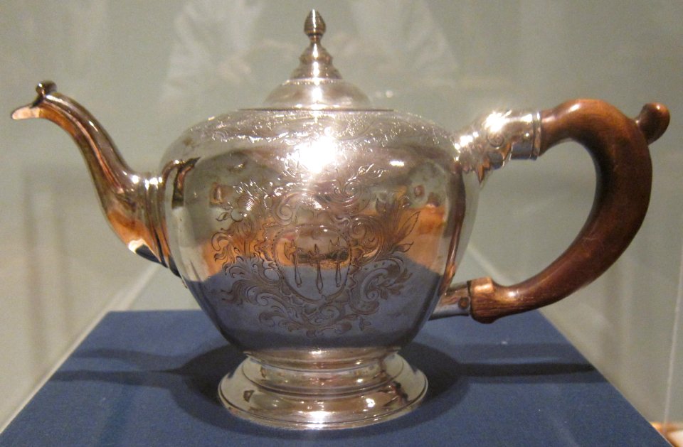 Silver teapot made by Nathaniel Hurd, c. 1755-60, Cleveland Museum of Art