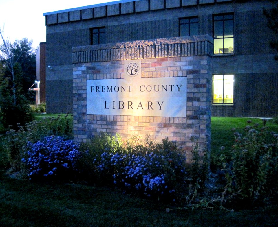 Sign, Lander (WY) Library