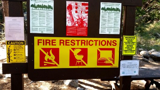 Sign at Grizzly falls