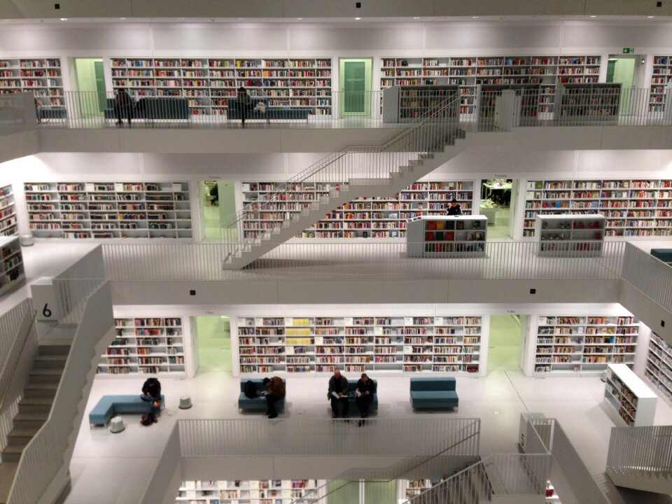 Library studio books