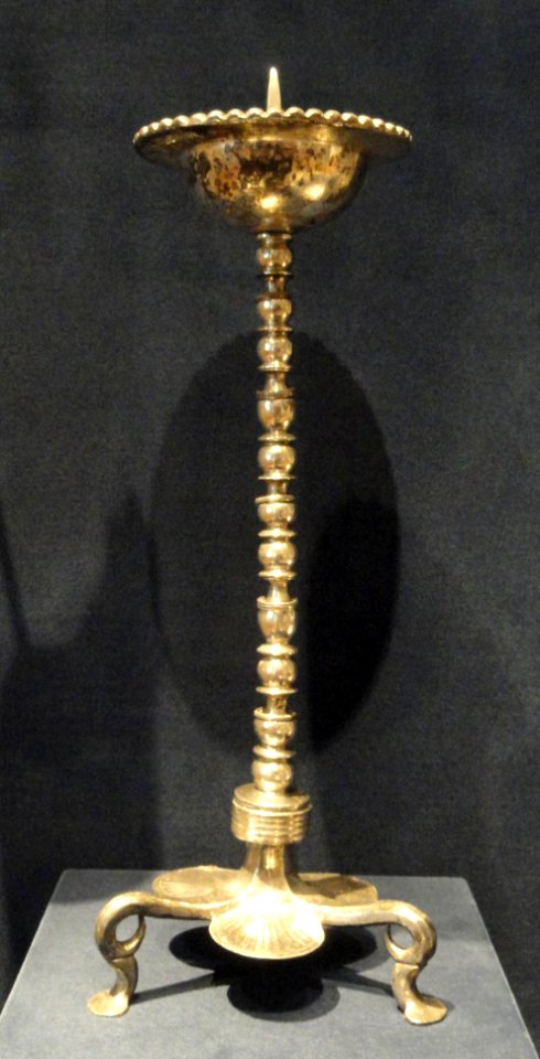 Silver Lamp Stand, late 300s AD, Early Byzantine, Syria, silver - Cleveland Museum of Art - DSC08360
