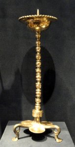 Silver Lamp Stand, late 300s AD, Early Byzantine, Syria, silver - Cleveland Museum of Art - DSC08360