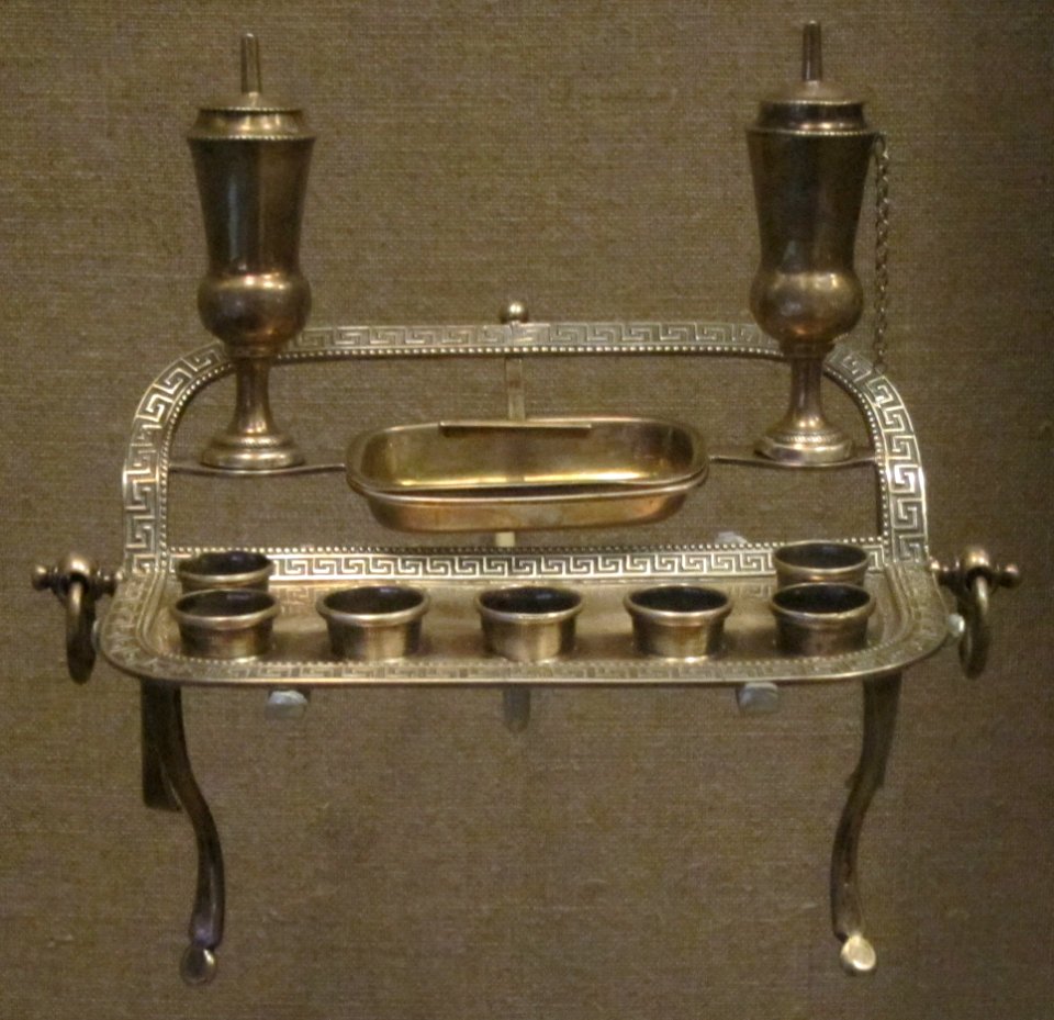 Silver menorah, William Gale and Sons, c. 1852, National Museum of American Jewish History