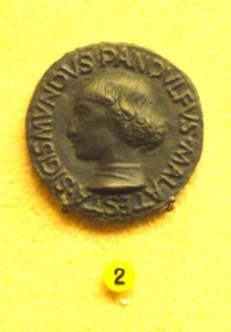 Sigismondo Malatesta, 1447, by Matteo de' Pasti - National Museum of Finland - DSC04049