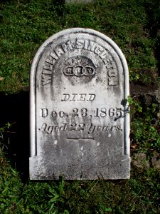 Singleton (William), St. Clair Cemetery, 2015-10-05, 01