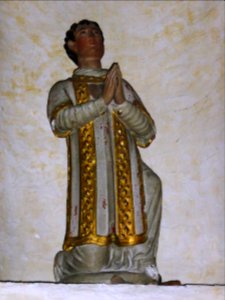Sillé-le-Guillaume (Sarthe) église,statue diacre