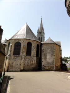 Sillé-le-Guillaume (Sarthe) église, extérieur (02)