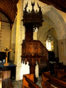 Sillé-le-Guillaume (Sarthe) église, chaire