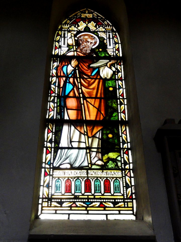 Sint Martinuskerk Katwijk (Cuijk) raam St.Jacobus de Meerdere