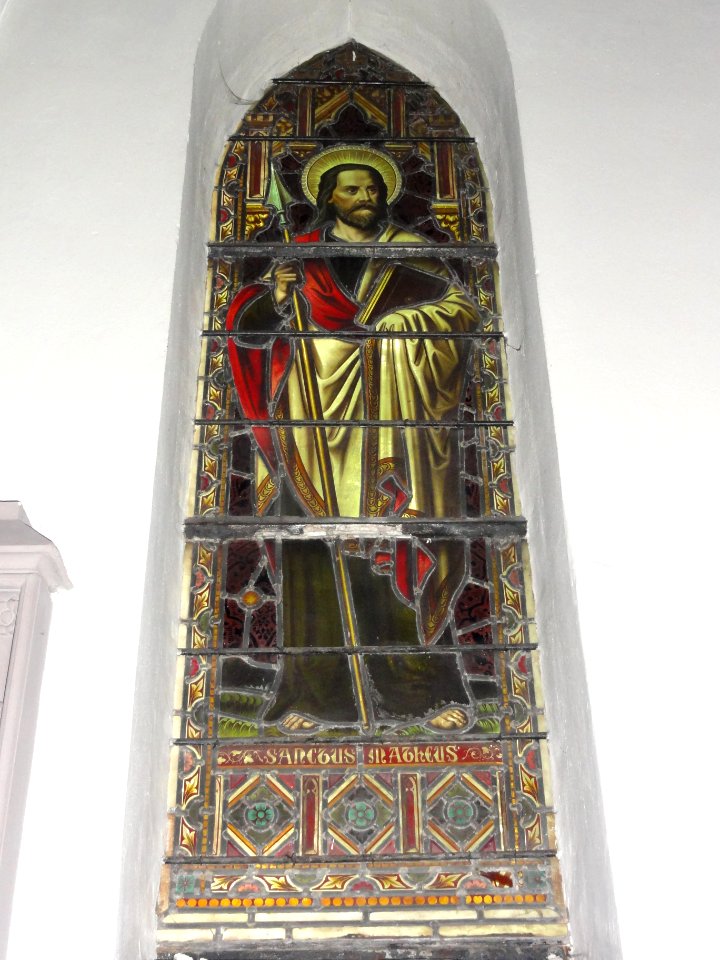 Sint Martinuskerk Katwijk (Cuijk) raam St. Matheus